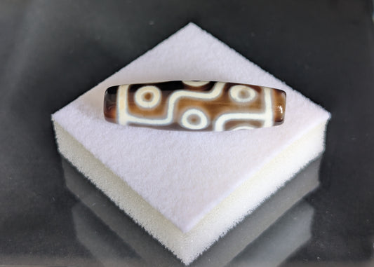 Antique Nine-Eye Dzi Bead