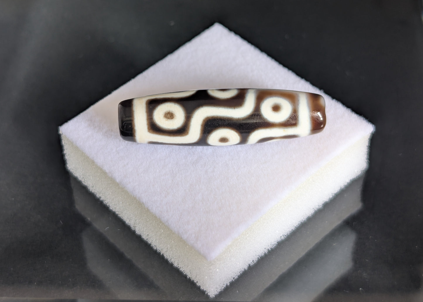 Antique Nine-Eye Dzi Bead