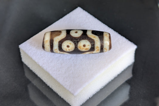 Johkang Seven-Eye Dzi Bead