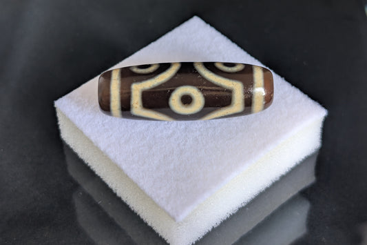 Johkang Six-Eye Dzi Bead