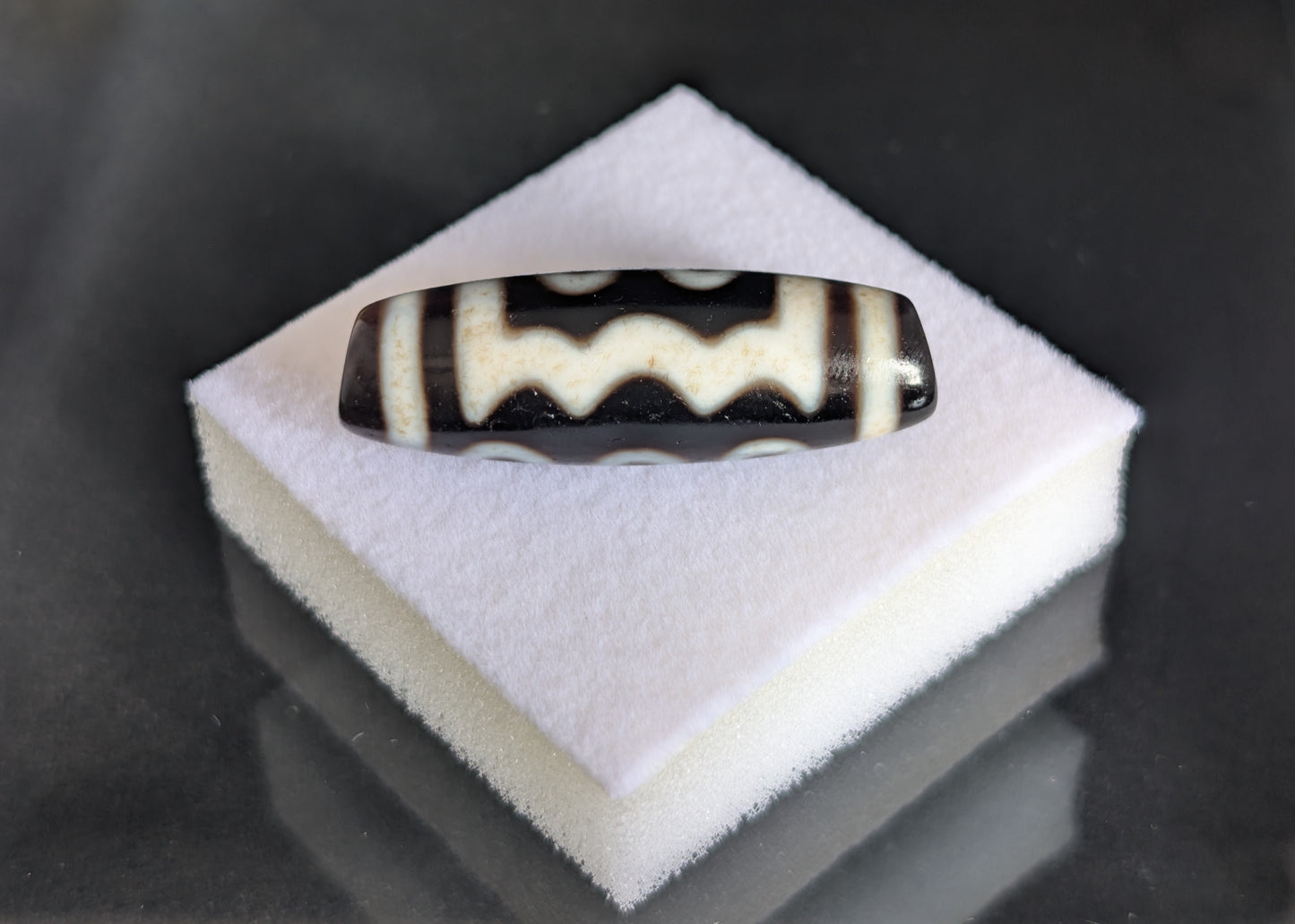 Antique Five-Eye Dzi Bead