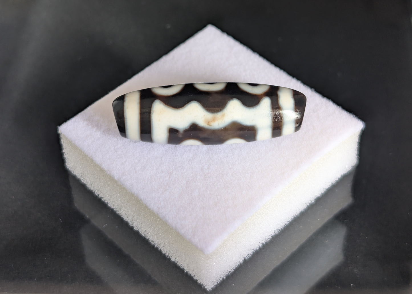 Antique Five-Eye Dzi Bead