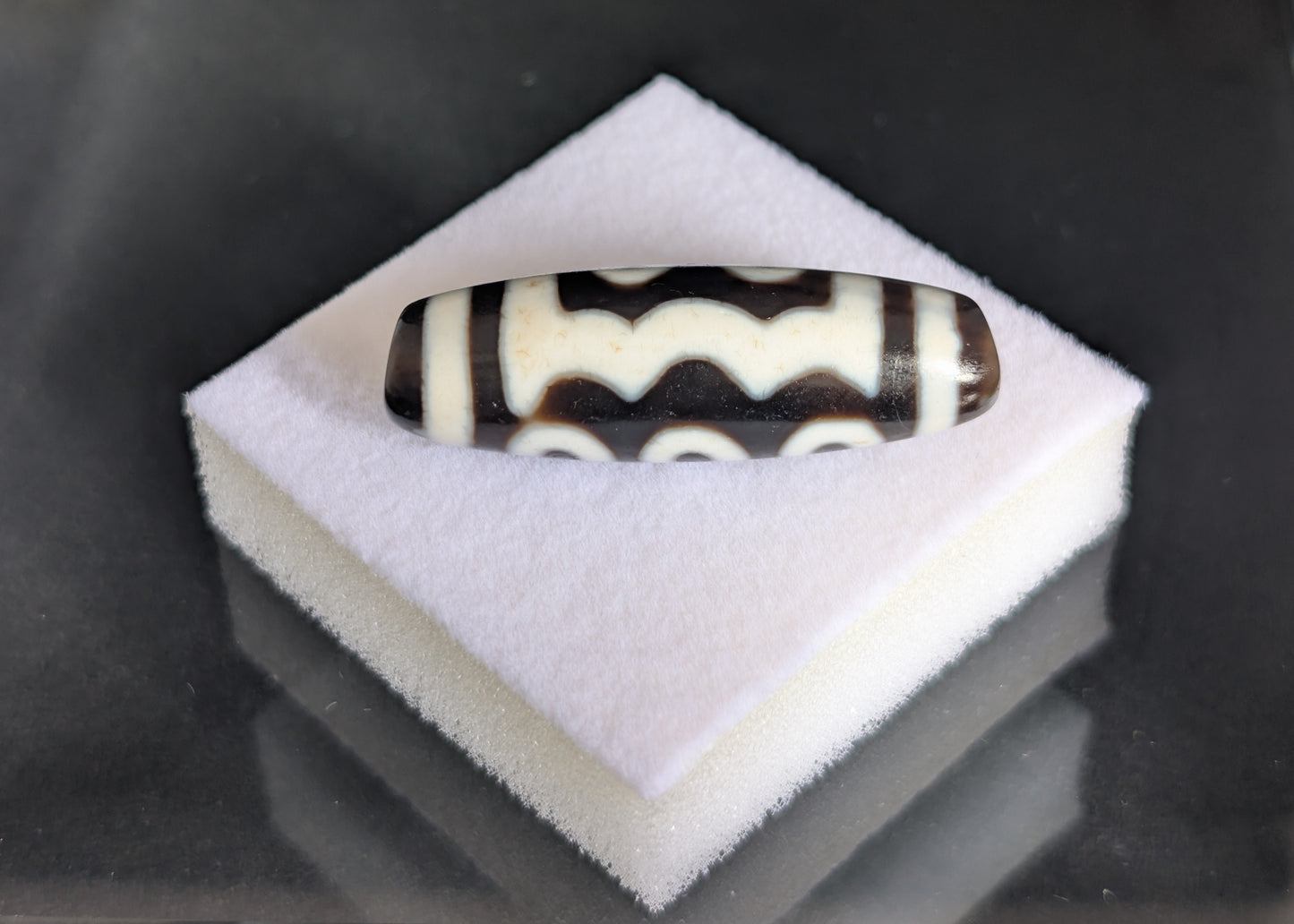 Antique Five-Eye Dzi Bead