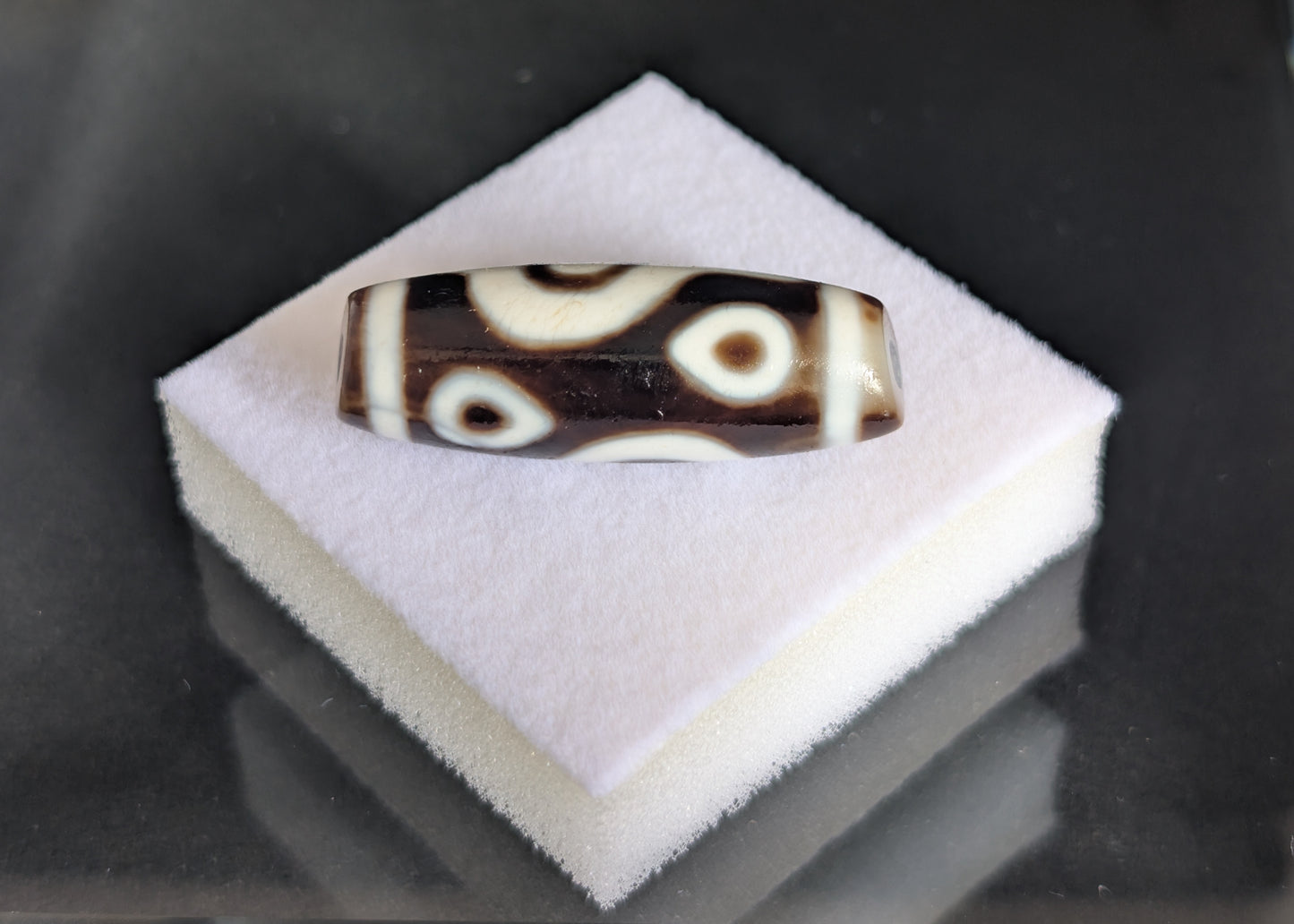 Antique Four-Eye Conch Dzi