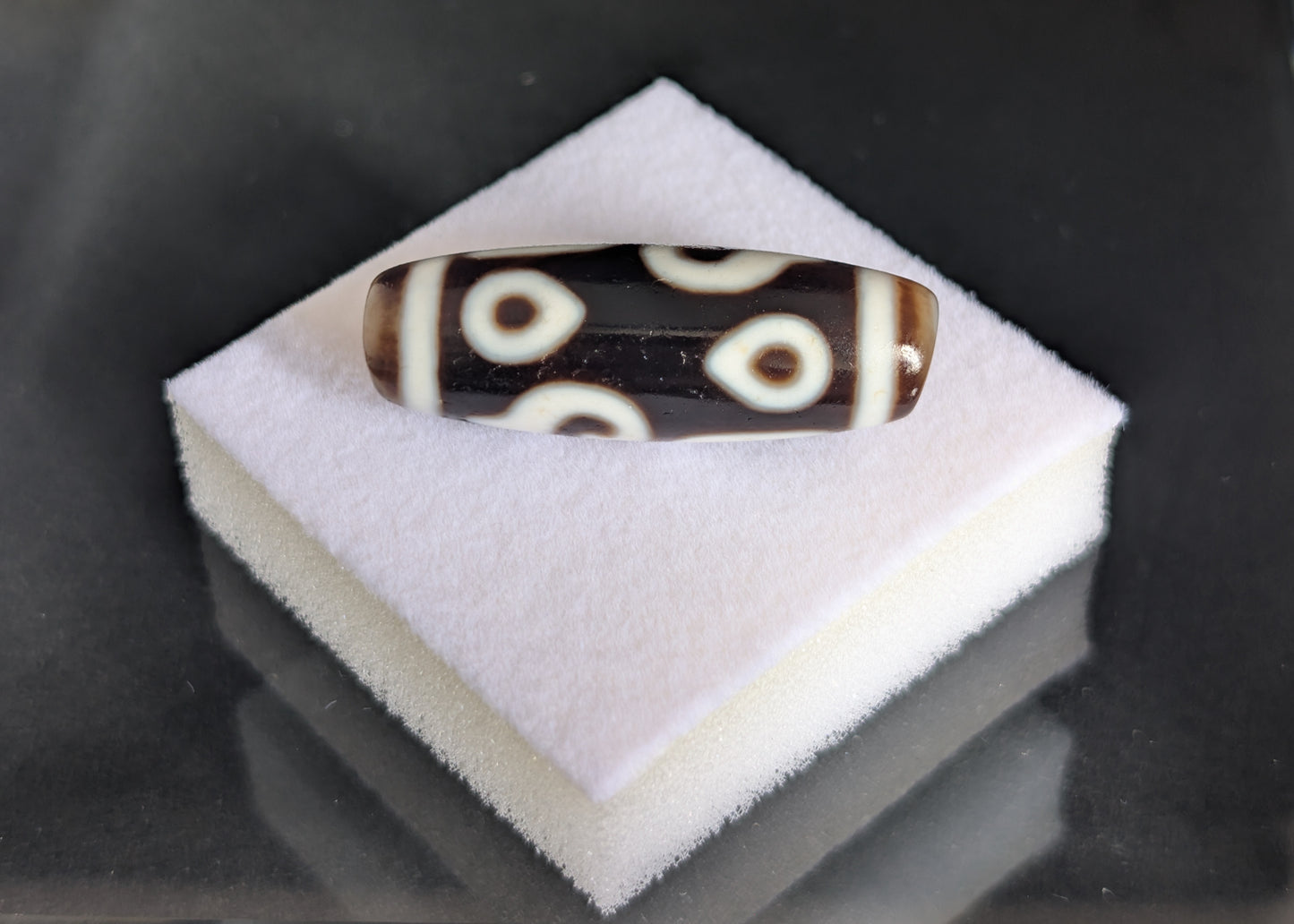 Antique Four-Eye Conch Dzi