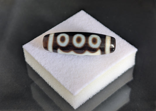 Antique Five-Eye Dzi Bead