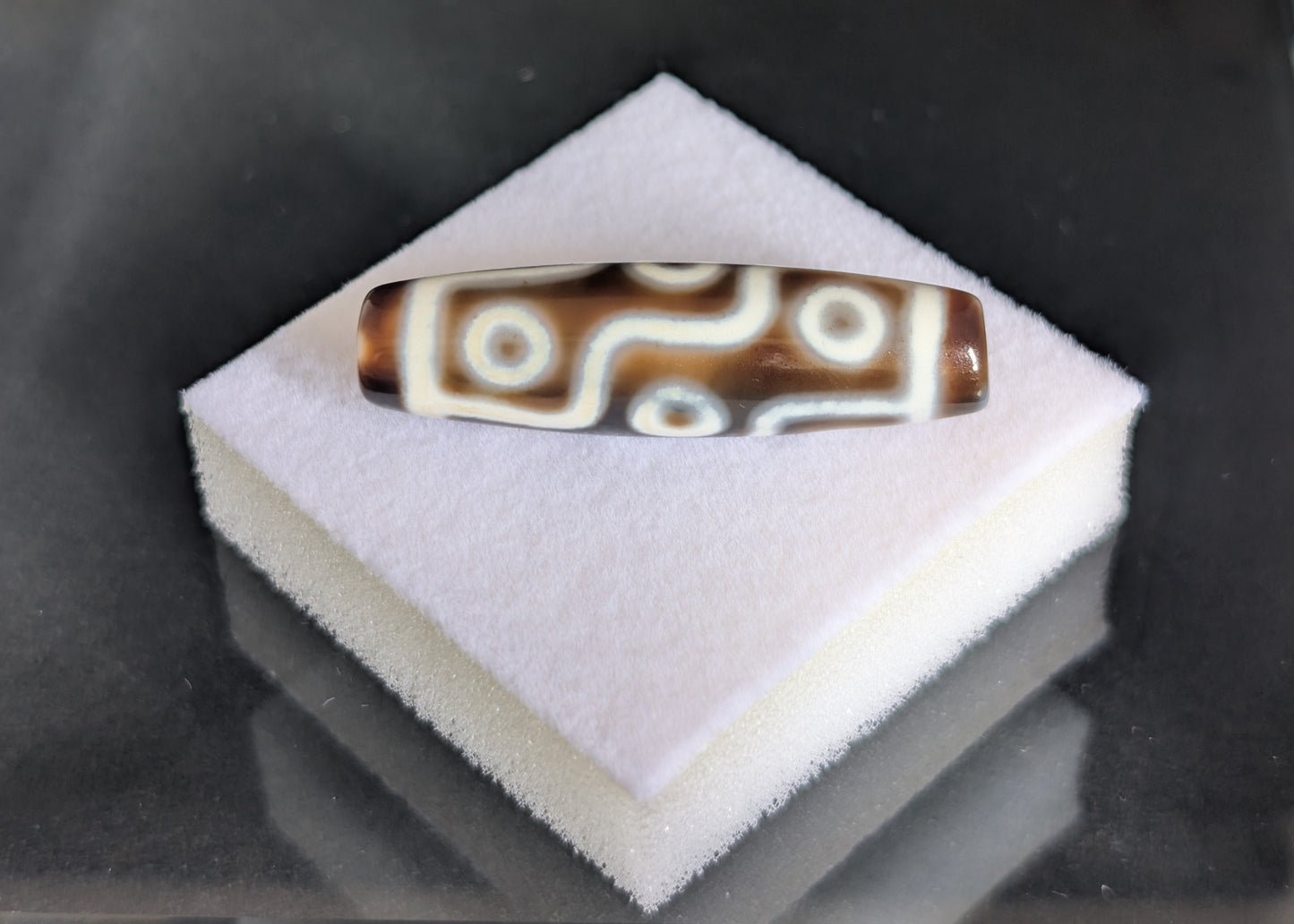 Antique Nine-Eye Dzi Bead