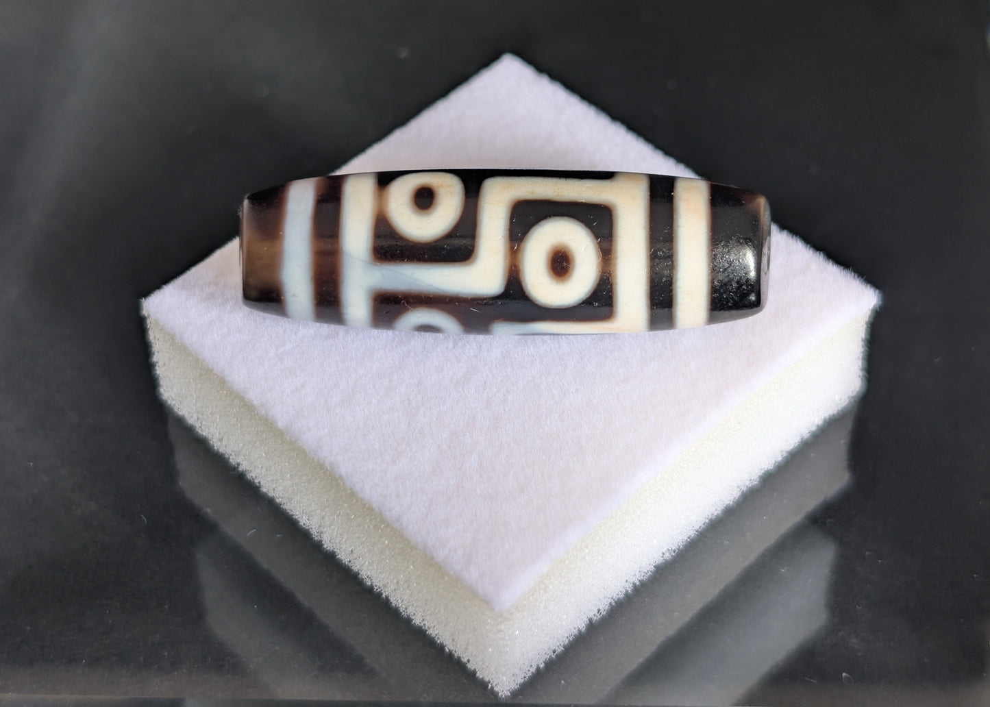 Antique Six-Eye Dzi Bead