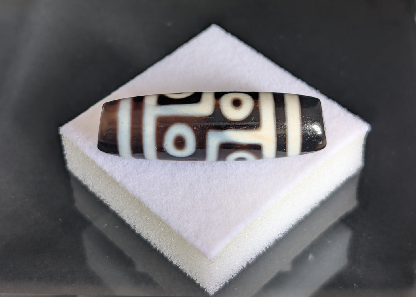 Antique Six-Eye Dzi Bead