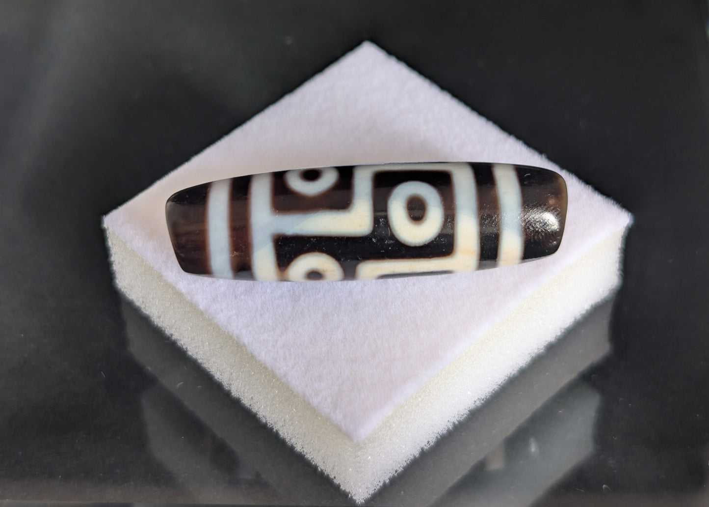 Antique Six-Eye Dzi Bead