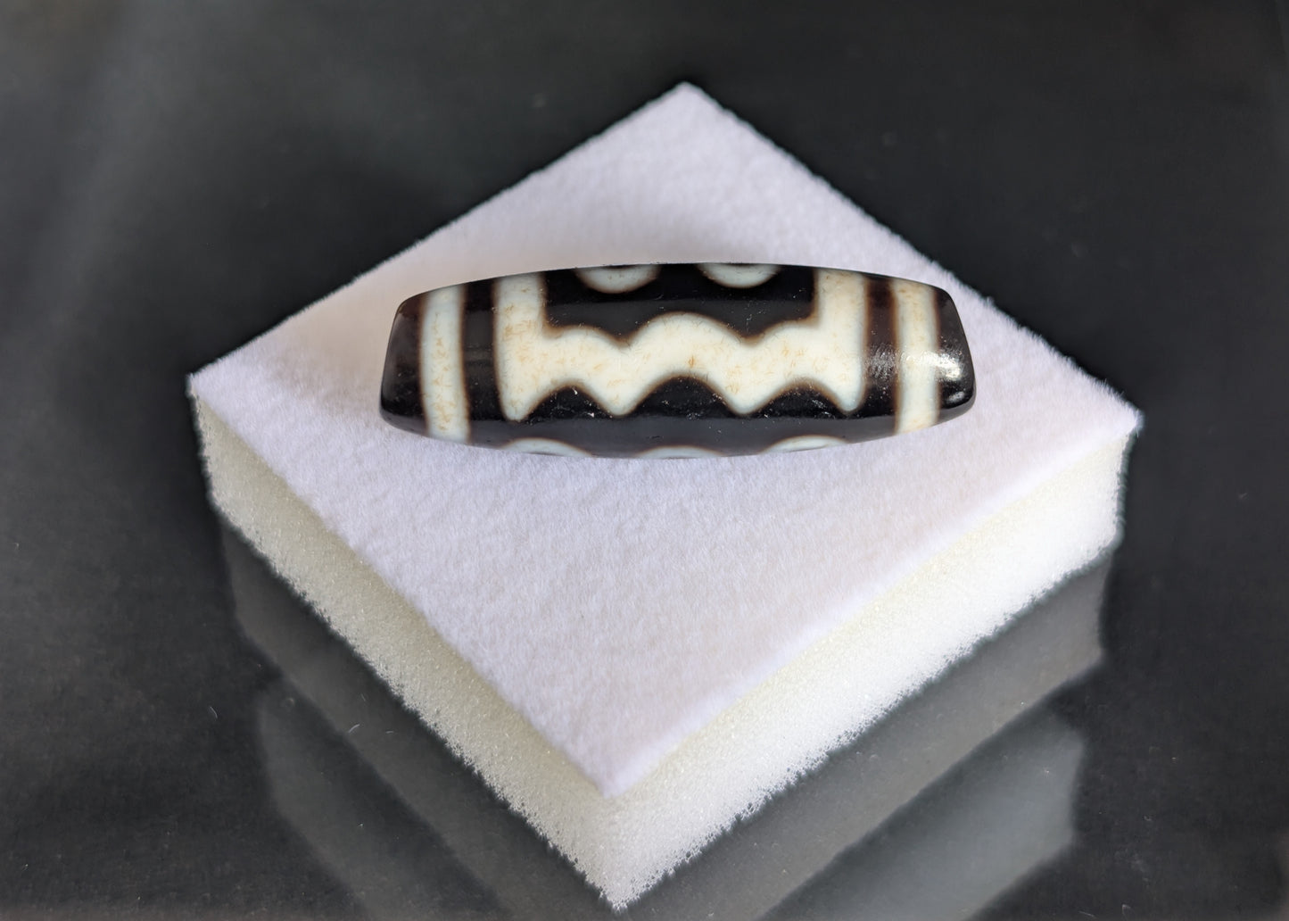 Antique Five-Eye Dzi Bead