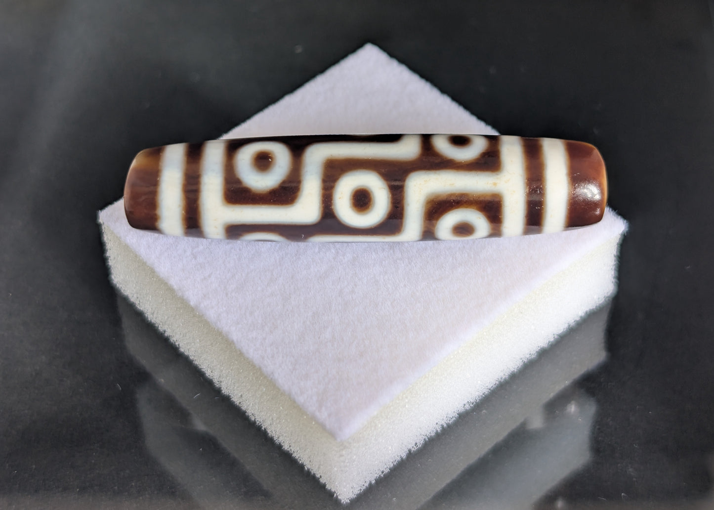 Antique Nine-Eye Dzi Bead