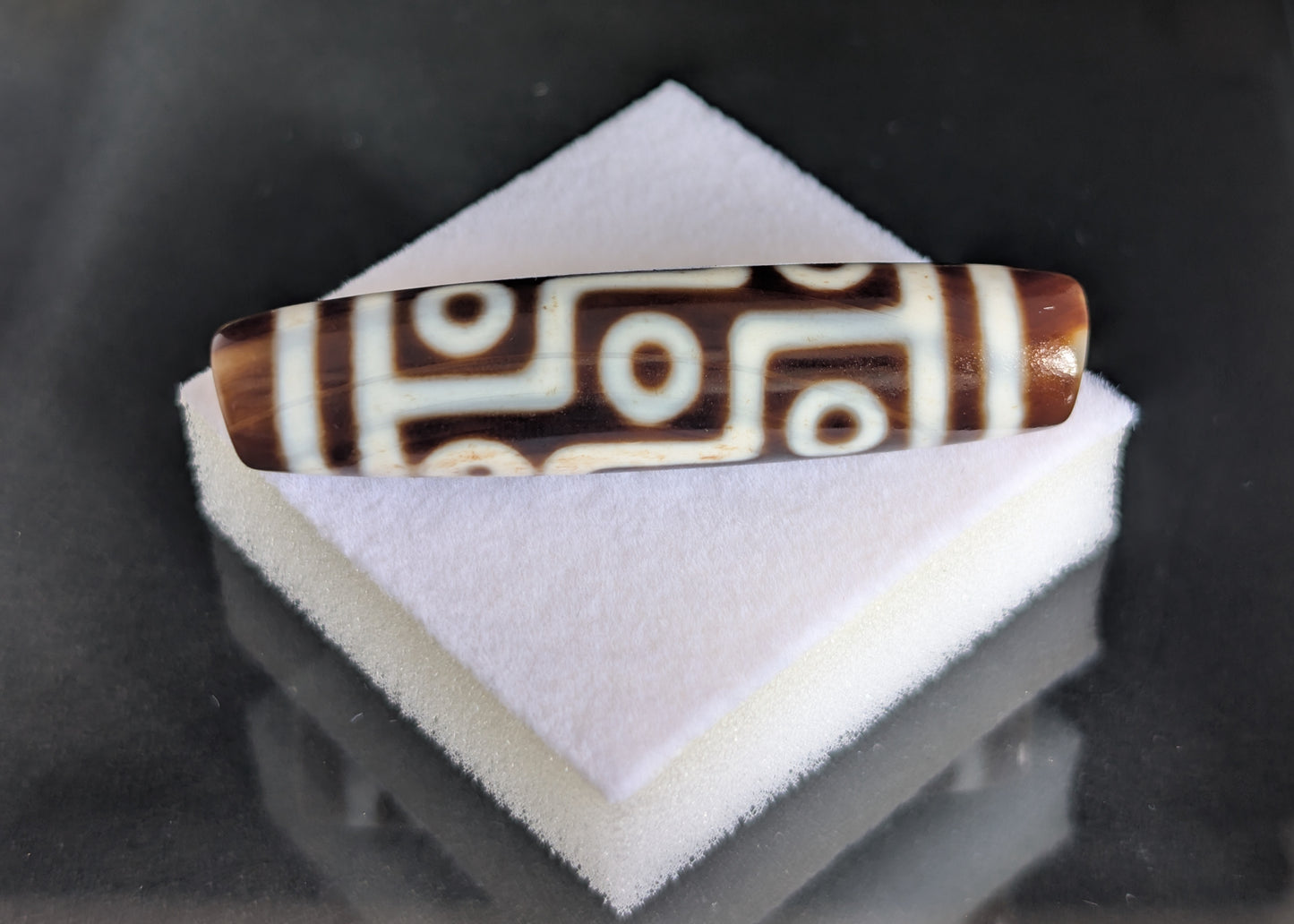 Antique Nine-Eye Dzi Bead