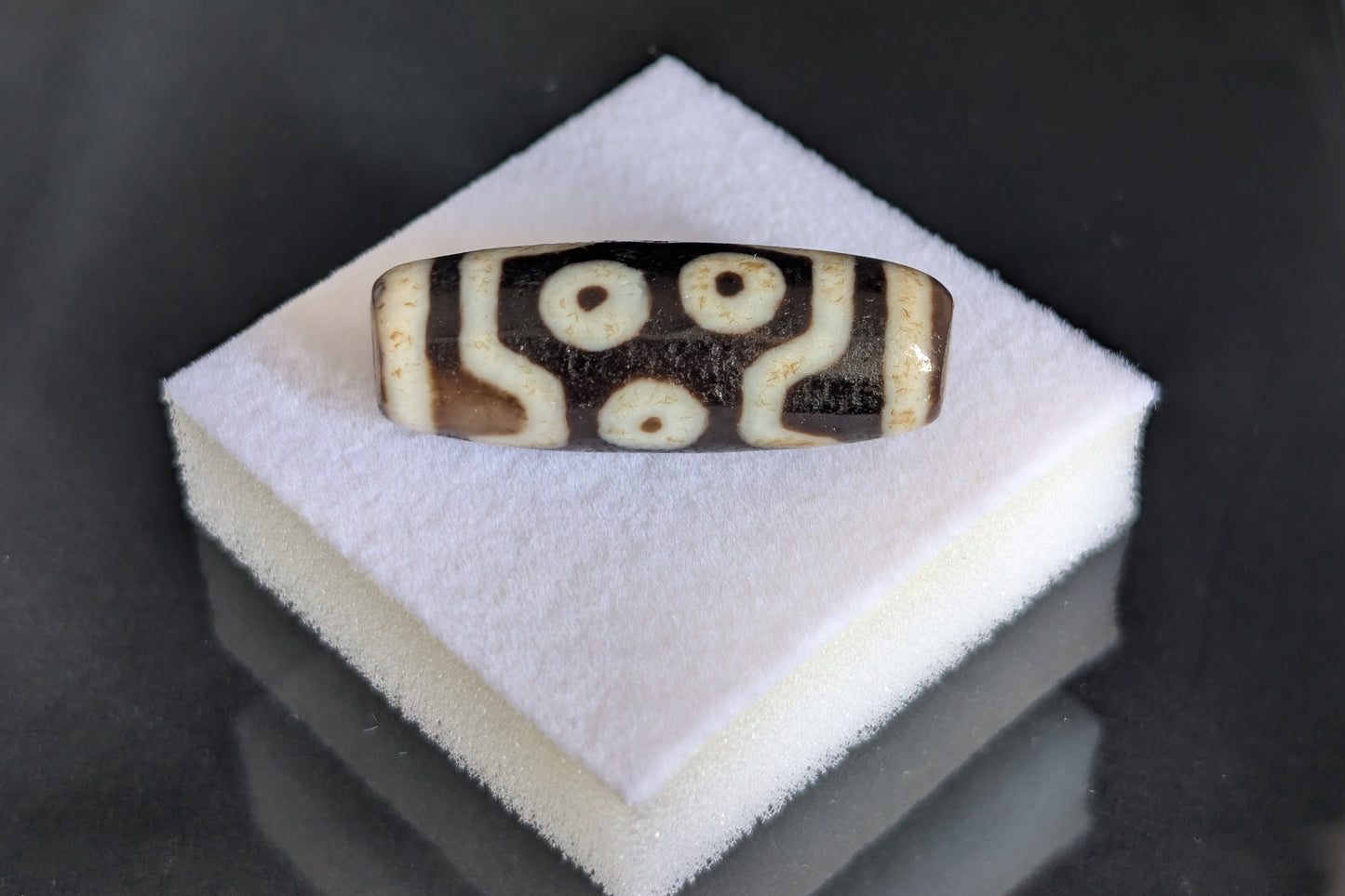 Johkang Seven-Eye Dzi Bead