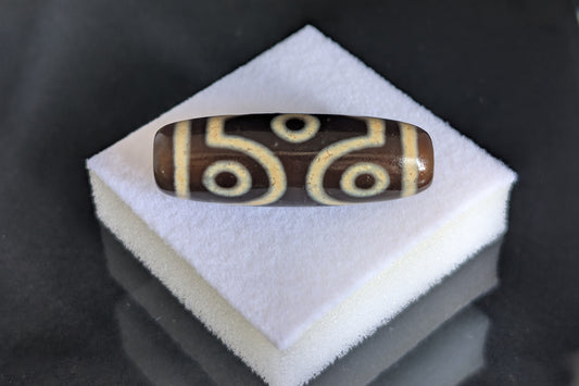 Johkang Six-Eye Dzi Bead