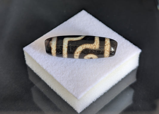 Johkang Two-Eye Dzi Bead